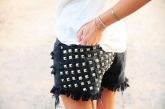 Short Preto com Tachas do 34 ao 44