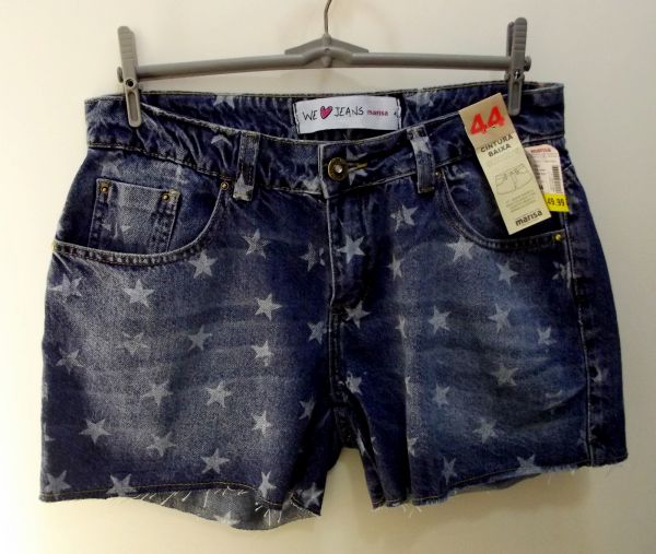 Short com Estrelinhas do 34 ao 44